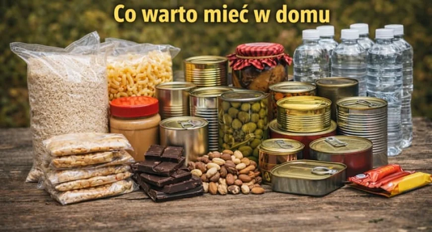 Zapasy żywności na kryzys – co warto mieć w domu