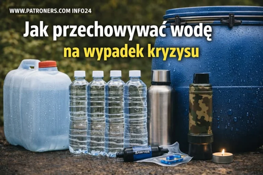 Jak przechowywać wodę na wypadek kryzysu