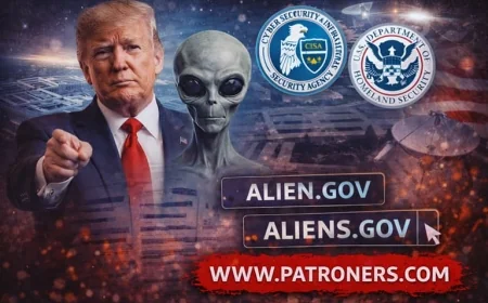 CISA rejestruje alien.gov i aliens.gov. Ruch po decyzji Trumpa rozpala debatę o UFO i UAP