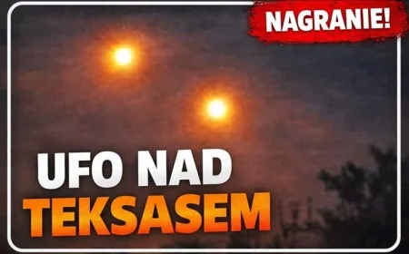 UFO nad Teksasem? Nagranie wywołało lawinę pytań! Zobacz nagranie.