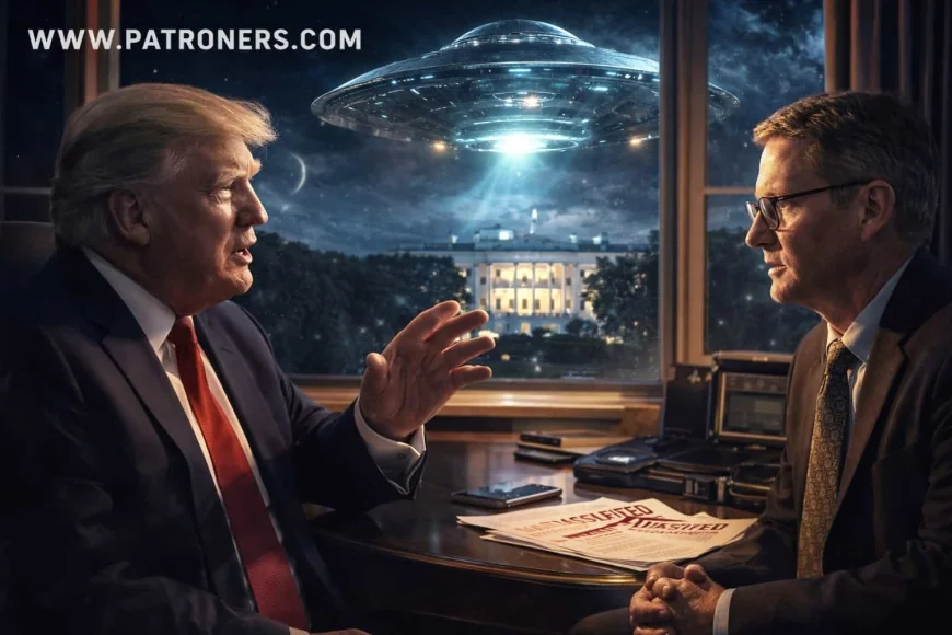 Trump pyta o prawdę o UFO. Kongresmen Tim Burchett ujawnia kulisy rozmowy o UAP