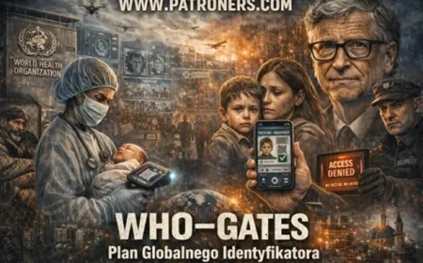 Globalny cyfrowy ID WHO i Gatesa – plan nadzoru AI, który zmieni kontrolę nad ludźmi.
