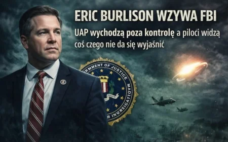 Eric Burlison wzywa FBI. UAP wychodzą poza kontrolę a piloci widzą coś czego nie da się wyjaśnić