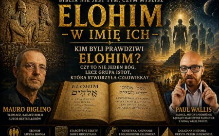 Elohim – w imię Ich. Biblia, Mauro Biglino i Paul Wallis.