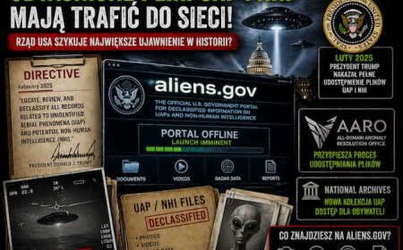 Aliens.gov. Odtajnione pliki UAP i NHI mają trafić do sieci