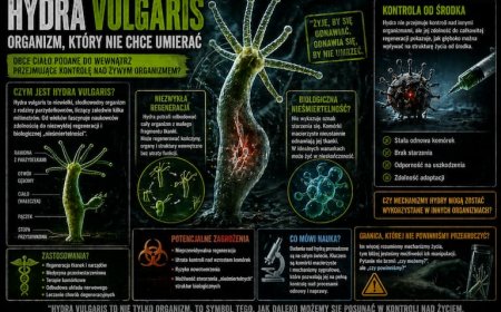 Hydra vulgaris. Organizm, który nie chce umierać