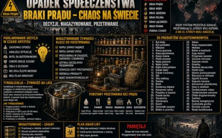 Upadek społeczeństwa i brak prądu. Chaos, decyzje i żywność na lata.