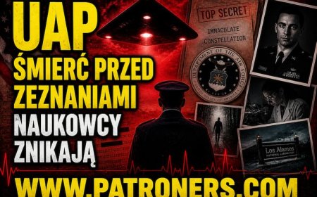 Śmierć przed zeznaniami i znikający naukowcy. UAP, wojsko i cisza, która wraca?
