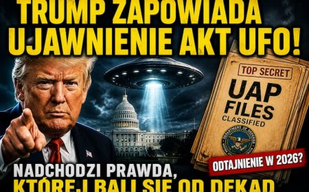 Trump zapowiada ujawnienie akt UFO. Czy nadchodzi moment, którego bali się od dekad.
