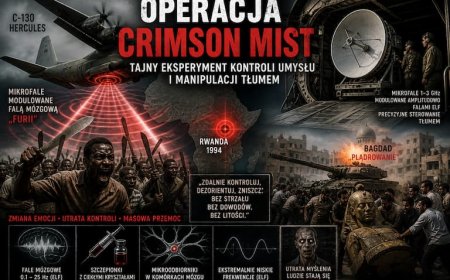 Rwanda 1994 Operacja Crimson Mist, tajny eksperyment kontroli umysłu i manipulacji tłumem...?!