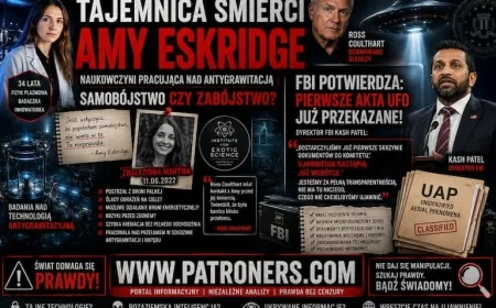 Tajemnicza śmierć Amy Eskridge i nadchodzące ujawnienie UFO. Coraz więcej pytań wokół technologii antygrawitacyjnych