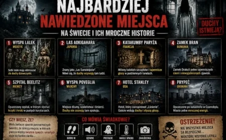 NAJBARDZIEJ NAWIEDZONE MIEJSCA NA ŚWIECIE I ICH MROCZNE HISTORIE