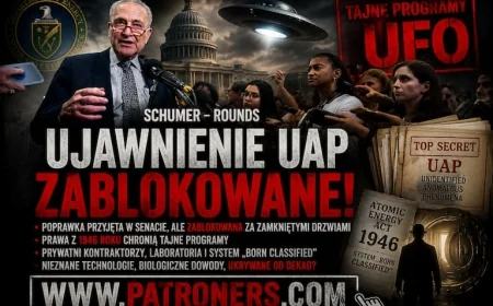 Schumer-Rounds i tajemnica UAP. Dlaczego ujawnienie dokumentów UFO zostało zablokowane?