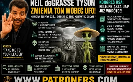 Neil deGrasse Tyson zmienia ton wobec UFO. Kongres USA zapowiada kolejne ujawnienia akt UAP.
