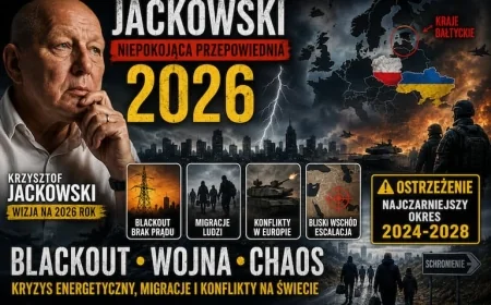 Blackout 2026. Niepokojąca wizja Krzysztofa Jackowskiego o chaosie, wojnie i kryzysie energetycznym.
