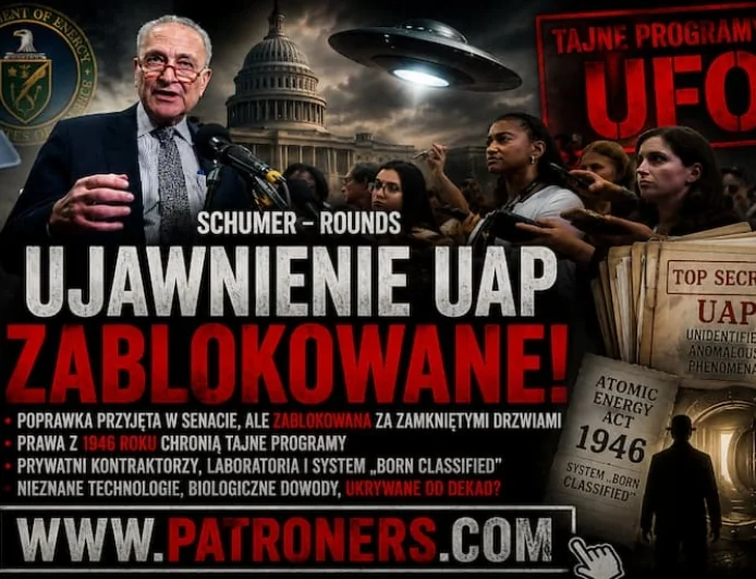 Schumer-Rounds i tajemnica UAP. Dlaczego ujawnienie dokumentów UFO zostało zablokowane?