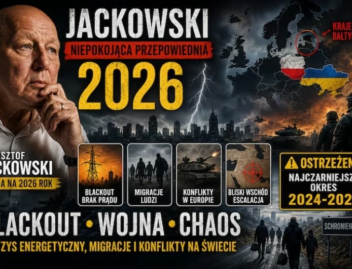 Blackout 2026. Niepokojąca wizja Krzysztofa Jackowskiego o chaosie, wojnie i kryzysie energetycznym.