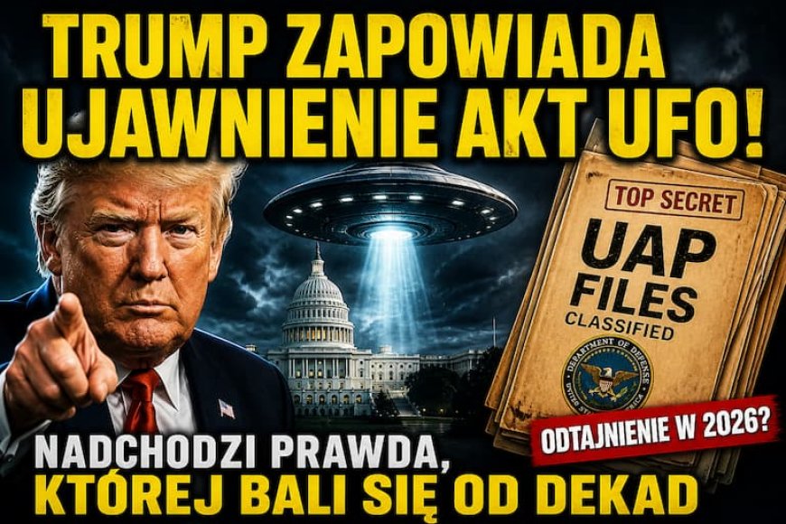 Trump zapowiada ujawnienie akt UFO. Czy nadchodzi moment, którego bali się od dekad.