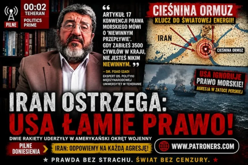 Iran mówi jasno! USA łamie prawo morskie! Chiny przyspieszają ucieczkę od dolara. Nowy system płatności.