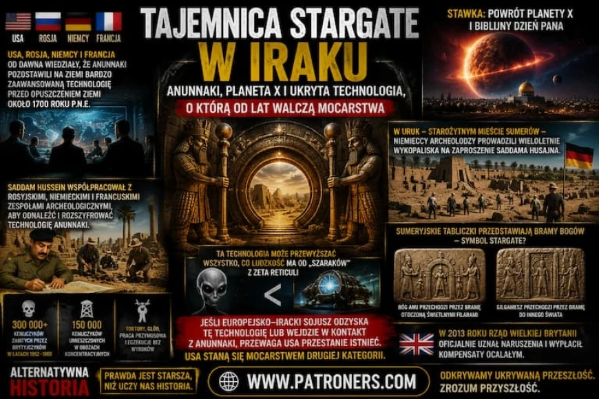 Tajemnica Stargate w Iraku. Teoria o technologii Anunnaki i ukrytej wojnie mocarstw?