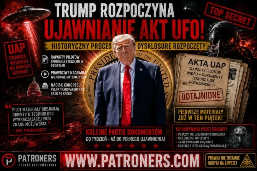 Administracja Trumpa rozpoczyna ujawnianie akt UFO. Pierwsze dokumenty UAP mają zostać opublikowane już teraz?!