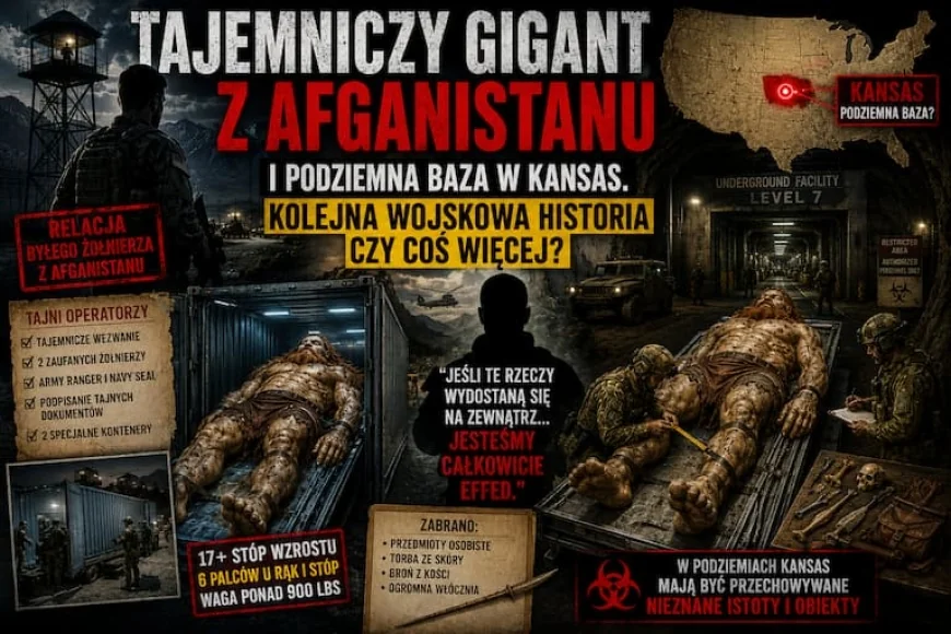 Tajemniczy gigant z Afganistanu i podziemna baza w Kansas. Kolejna wojskowa historia czy coś więcej?
