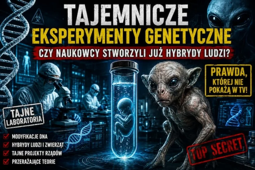 TAJEMNICZE EKSPERYMENTY GENETYCZNE — CZY NAUKOWCY STWORZYLI JUŻ HYBRYDY LUDZI