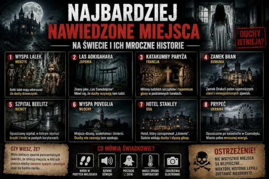 NAJBARDZIEJ NAWIEDZONE MIEJSCA NA ŚWIECIE I ICH MROCZNE HISTORIE