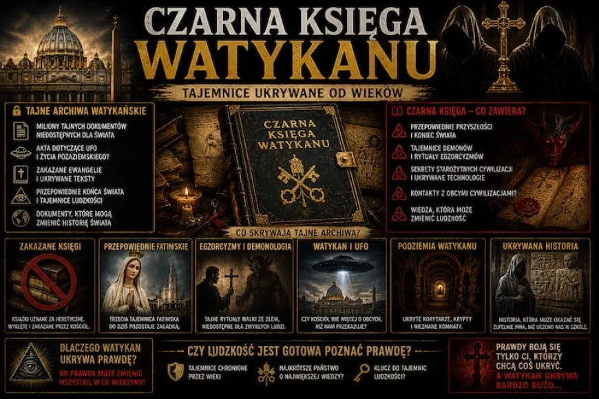 CZARNA KSIĘGA WATYKANU — TAJEMNICE UKRYWANE OD WIEKÓW