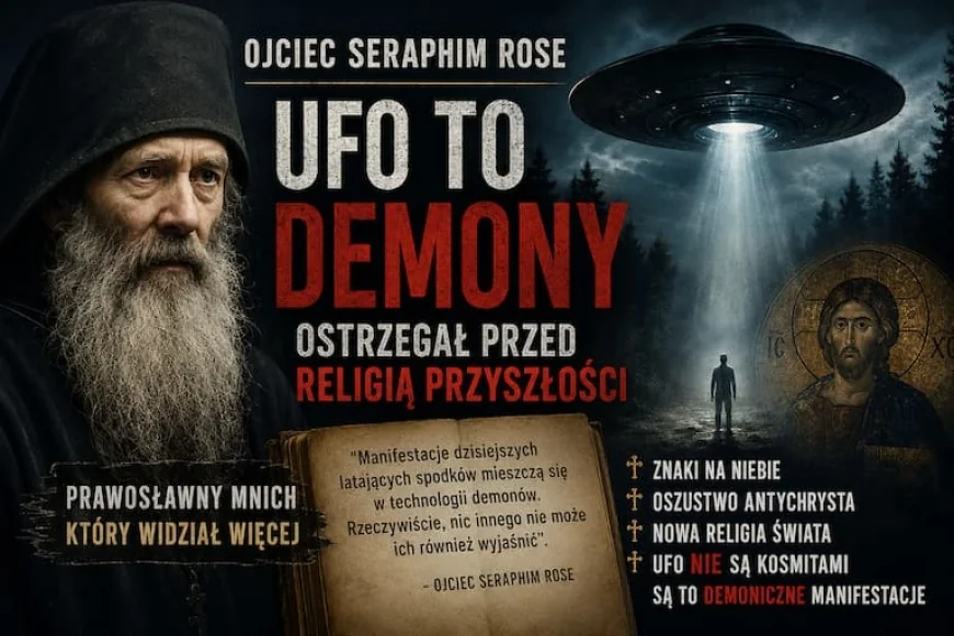 Prawosławny mnich twierdził, że UFO to demony. Wizja ojca Seraphima Rose wraca po latach.
